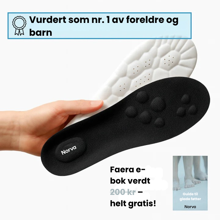 Norva™ – Ortopediske såler for barn og ungdom