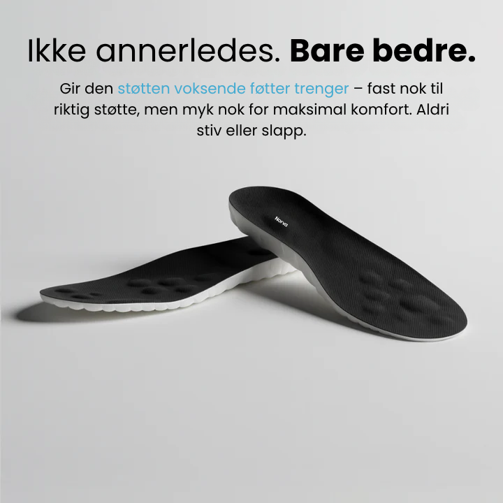 Norva™ – Ortopediske såler for barn og ungdom